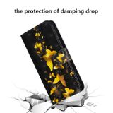 Peňaženkové 3D puzdro na Samsung Galaxy A71 5G - Golden Butterfly