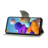 Peňaženkové 3D puzdro na Samsung Galaxy A21s - Chrysanthemum