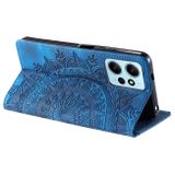 Peňaženkové kožené puzdro Totem na Xiaomi Redmi Note 12 4G - Modrá