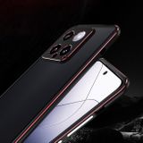 Ochranný kryt metal Aurora na Xiaomi 14 Pro - Čierno strieborná
