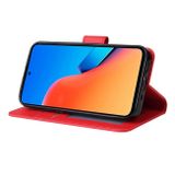 Peňaženkové kožené puzdro Flip na Xiaomi Redmi 12 - Červená