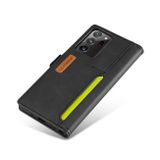 Peňaženkové kožené puzdro LC.IMEEKE na Samsung Galaxy Note 20 Ultra - Čierna