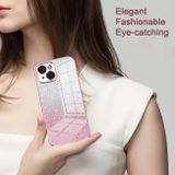 Gumený Glitter kryt Gradient na iPhone 13 - Ružová