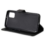 Peňaženkové kožené puzdro na Samsung Galaxy A31 - Čierny