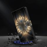 Peňaženkové 3D puzdro na Galaxy A35 5G - Osvietený Vzor