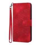Peňaženkové kožené puzdro Elephant na Xiaomi Redmi Note 13 - Červená