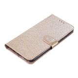 Peňaženkové kožené puzdro Glitter na Xiaomi Redmi 13C - Zlatá