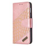 Peňaženkové kožené puzdro na Samsung Galaxy S10e - Ružovozlatá