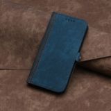 Peňaženkové kožené puzdro Fold na Xiaomi Redmi 13C - Modrá