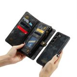 Multifunkčné peňaženkové puzdro CaseMe Detachable na Samsung Galaxy S24 5G - Čierna