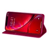 Peňaženkové Glitter puzdro na iPhone 11 Pro Max - rose Red