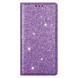 Peňaženkové Glitter puzdro na iPhone 11 Pro Max - Purple