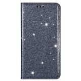Peňaženkové Glitter puzdro na Samsung Galaxy S10e - Šedá
