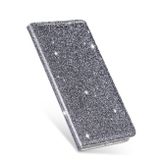Peňaženkové Glitter puzdro na Samsung Galaxy S10e - Šedá