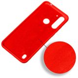 Gumený kryt LIQUID na Motorola Moto G8 Power - Červená