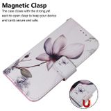 Peňaženkové kožené puzdro na iPhone 12 Mini - Magnolia Flower