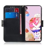 Peňaženkové 3D puzdro na LG K41S/K51S - Hug Cat
