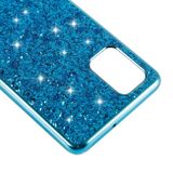 Gumený Glitter kryt na Samsung Galaxy A71 5G - Zlatoružová