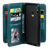 Peňaženkové kožené puzdro na Samsung Galaxy A11 / M11 - Tmavozelená