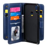 Peňaženkové kožené puzdro na Samsung Galaxy A11 / M11 - Tmavomodrá