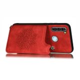 Kožený kryt na Xiaomi Redmi Note 8T - Červená
