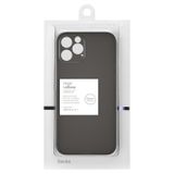 Gumený kryt na iPhone 12 Pro Max - Čierna