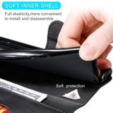 Peňaženkové kožené puzdro na Samsung Galaxy Note 20 Ultra - Čierna