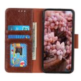 Peňaženkové kožené puzdro na Huawei P Smart S - Hnedá