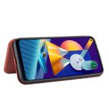 Peňaženkové puzdro na Samsung Galaxy A11 / M11 - Hnedá