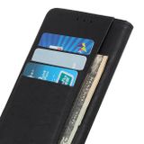 Peňaženkové kožené puzdro na Motorola Moto G9 PLay / E7 Plus - Čierná