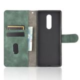 Peňaženkové kožené puzdro na Sony Xperia 1 - Zelená