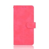 Peňaženkové kožené puzdro SKIN-FEEL na Sony Xperia 5 - Ružovočervená