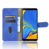 Peněženkové kožené pouzdro Magnetic pro Samsung Galaxy A7 2018 – Modrá