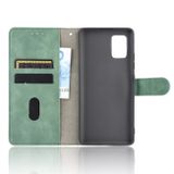 Peňaženkové kožené puzdro SKIN-FEEL na Samsung Galaxy A51 5G - Zelená