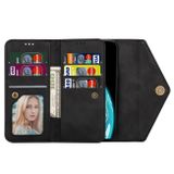 Peňaženkové kožené puzdro na Samsung Galaxy Note 20 - Čierna