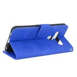 Peňaženkové kožené puzdro MAGNETIC na LG G8S - Modrá