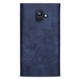 Peňaženkové kožené puzdro na Samsung Galaxy A6 - Blue