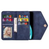 Peňaženkové kožené puzdro na Samsung Galaxy A6 - Blue
