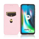 Peňaženkové puzdro na Motorola Moto G9 PLay / E7 Plus - Ružová