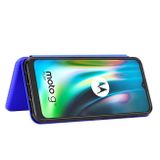 Peňaženkové puzdro na Motorola Moto G9 PLay / E7 Plus - Modrá