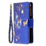 Peňaženkové kožené puzdro na Samsung Galaxy S20 FE - Purple Butterflies