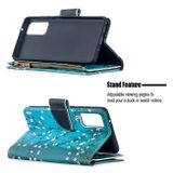 Peňaženkové kožené puzdro na Samsung Galaxy S20 FE - Plum Blossom