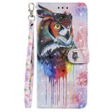 Peňaženkové 3D puzdro na Samsung Galaxy A71 5G - Oil Painting Owl