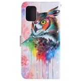 Peňaženkové 3D puzdro na Samsung Galaxy A71 5G - Oil Painting Owl