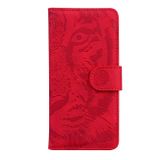 Peňaženkové kožené puzdro na LG K41S/K51S - Červená