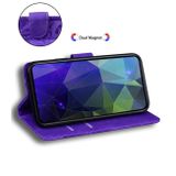 Peňaženkové kožené puzdro na Samsung Galaxy A6 - Purple