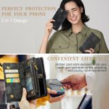 Multifunkčné peňaženkové puzdro CASEME iPhone 12/12 Pro - Čierna
