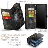 Multifunkčné peňaženkové puzdro CASEME iPhone 12/12 Pro - Čierna