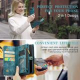 Multifunkčné peňaženkové puzdro CASEME iPhone 12/12 Pro - Modrá