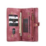 Multifunkčné peňaženkové puzdro CASEME iPhone 12/12 Pro - Červená